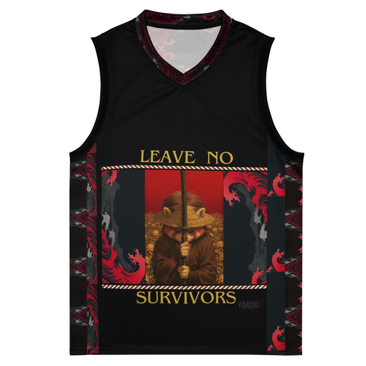 ‘Leave No Survivors’ Premium basketball jersey