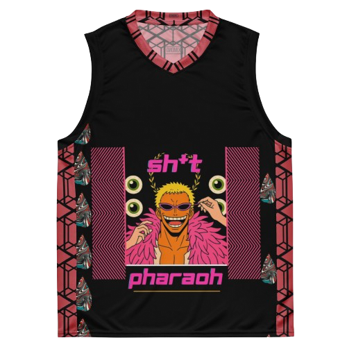 ‘Doffy Shxt Pharaoh’  basketball jersey